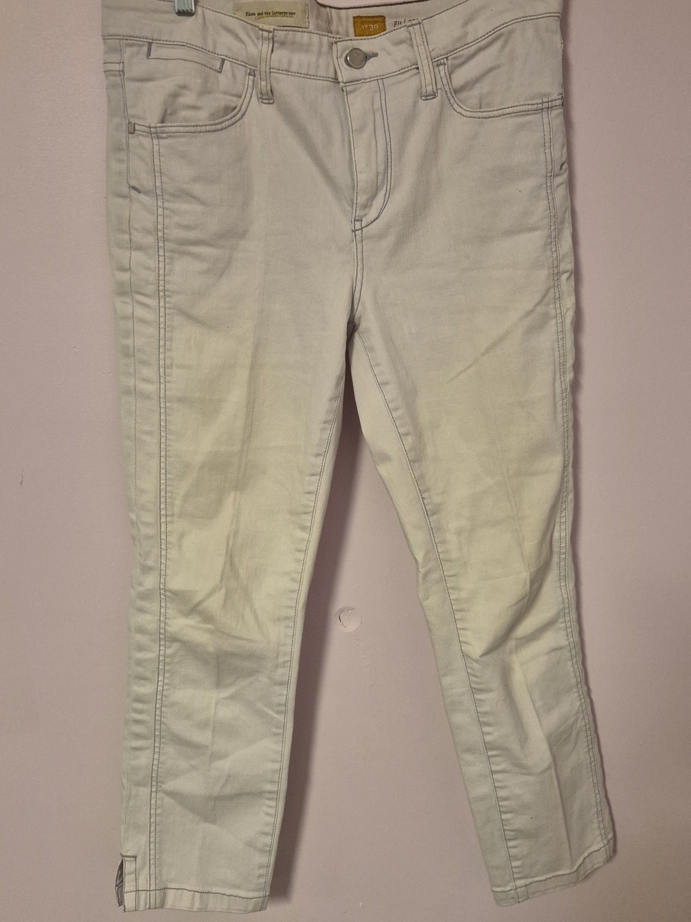 Pilcro Letterpress No 30 Fit/Stret Pale Pink Jeans
